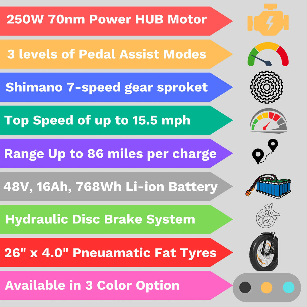 ENGWE E26 Fat Tyre Electric Bike