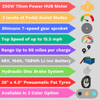 ENGWE E26 Fat Tyre Electric Bike