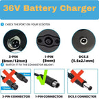 Battery Charger for Pure Air 2 Air 3 Air 4 Electric Scooter