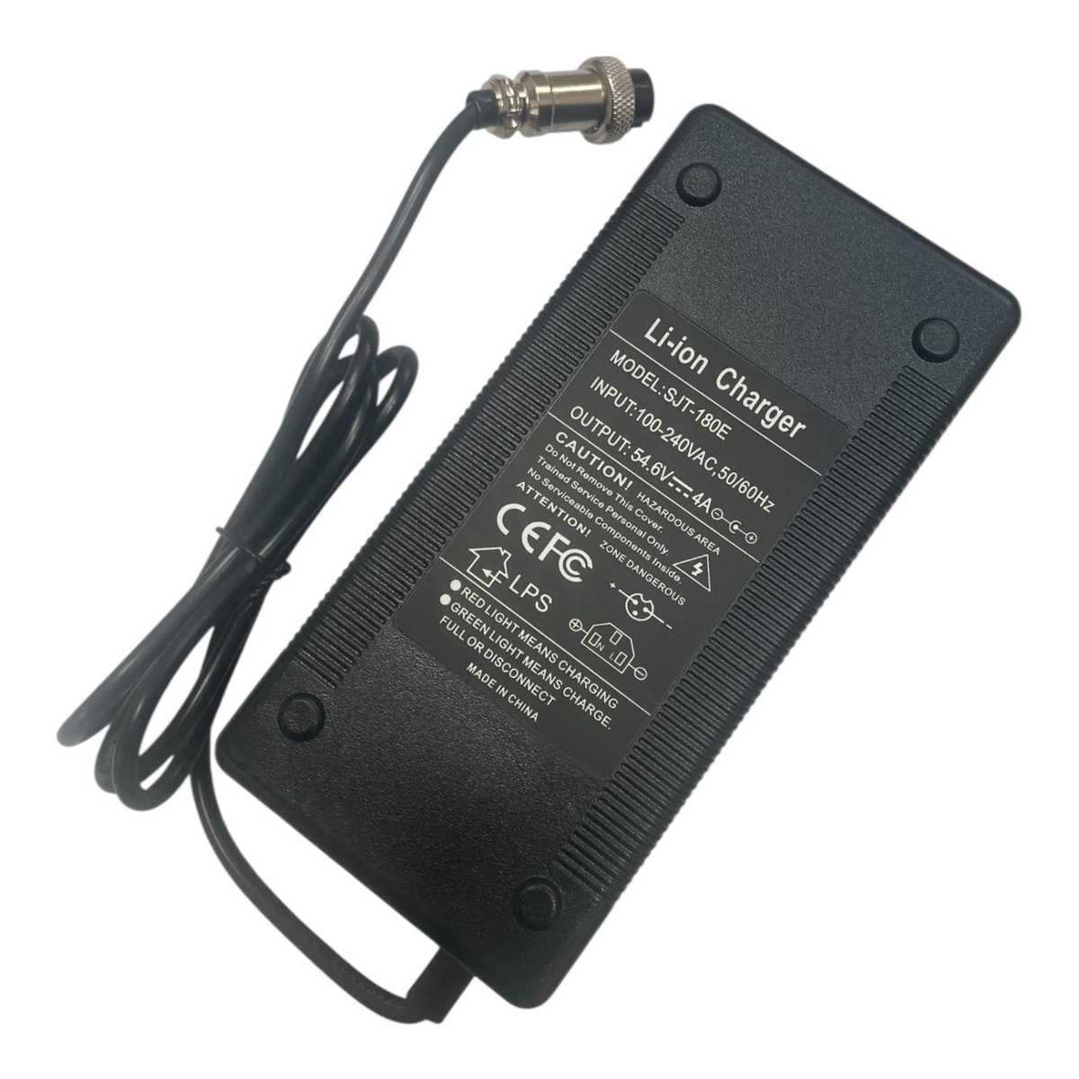 Battery Charger for 48V 54.6V 4A Li-ion Battery Electric Bike & Scooter