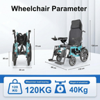 GICS Comfort 600R Reclining Electric Wheelchair