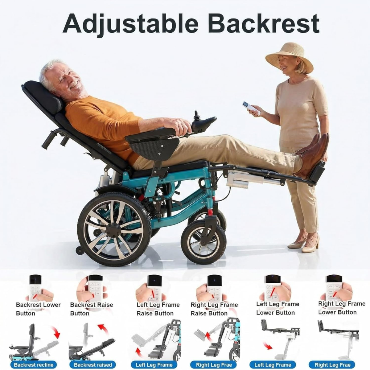 GICS Comfort 600R Reclining Electric Wheelchair