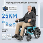 GICS Comfort 600R Reclining Electric Wheelchair