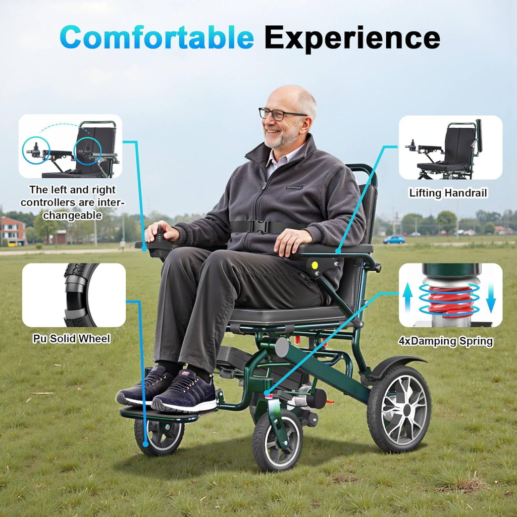 GICS Featherlite 700R Electric Wheelchair