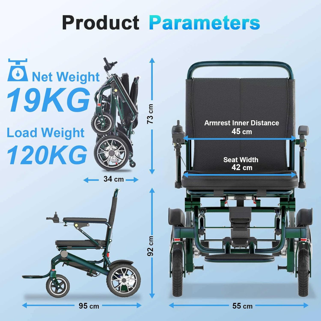 GICS Featherlite 700R Electric Wheelchair