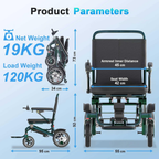 GICS Featherlite 700R Electric Wheelchair