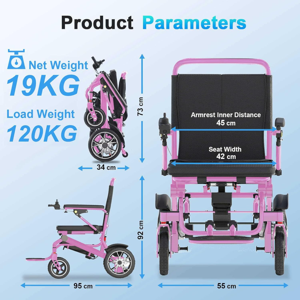 GICS Featherlite 700R Electric Wheelchair