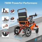 GICS Vivo 700R Electric Folding Wheelchair