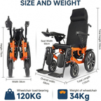 GICS Comfort 600R Reclining Electric Wheelchair