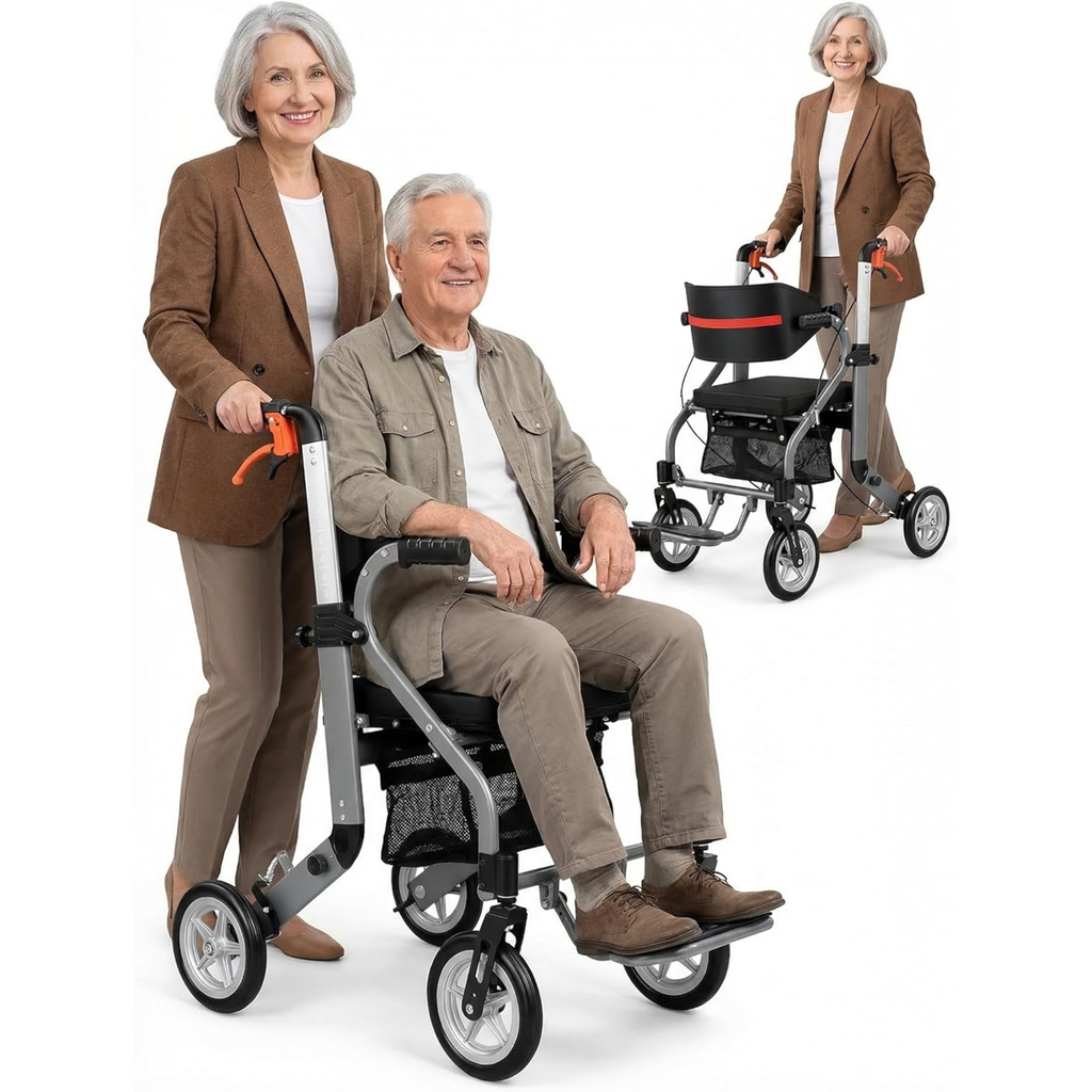 GICS Flex 4-in-1 Rollator Walker