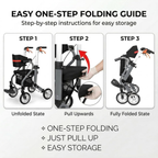 GICS Flex 4-in-1 Rollator Walker
