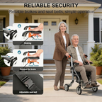 GICS Flex 4-in-1 Rollator Walker
